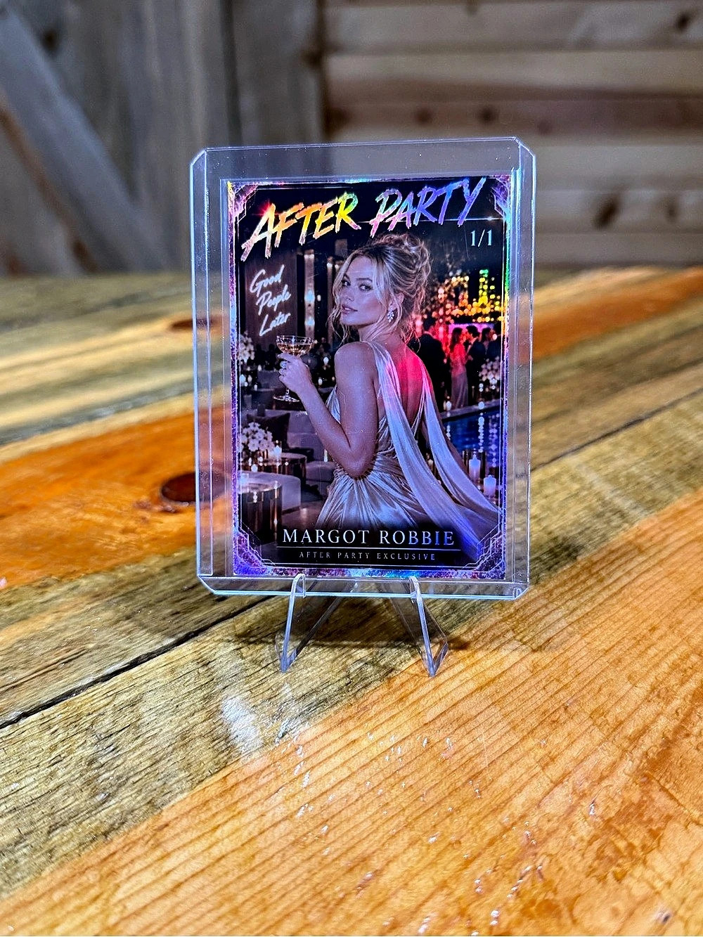 Margot Robbie Custom After Party Card 1/1